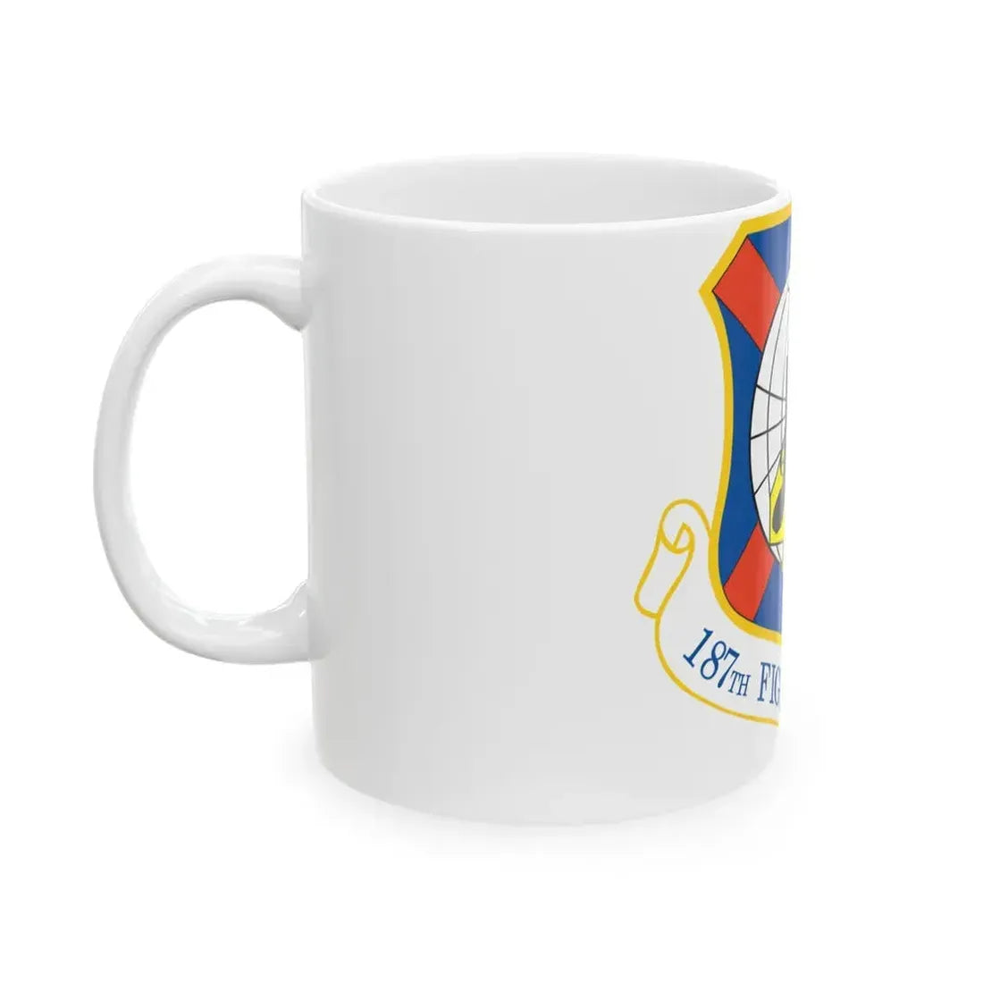 187th Fighter Wing (U.S. Air Force) White Coffee Mug - Go Mug Yourself