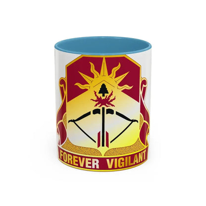 188 Air Defense Artillery Regiment (U.S. Army) Accent Coffee Mug 11oz Light Blue - Go Mug Yourself