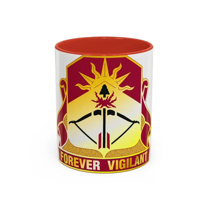 188 Air Defense Artillery Regiment (U.S. Army) Accent Coffee Mug 11oz Red - Go Mug Yourself
