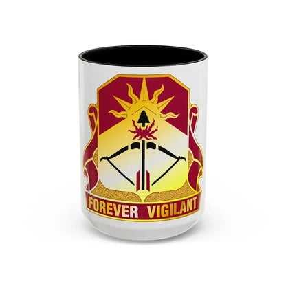 188 Air Defense Artillery Regiment (U.S. Army) Accent Coffee Mug 15oz Black - Go Mug Yourself