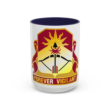 188 Air Defense Artillery Regiment (U.S. Army) Accent Coffee Mug 15oz Navy - Go Mug Yourself