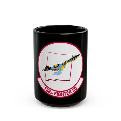 188 Fighter Squadron (U.S. Air Force) Black Coffee Mug-15oz-Go Mug Yourself