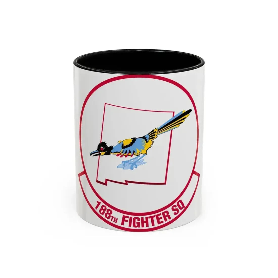 188 Fighter Squadron (U.S. Air Force) Accent Coffee Mug 11oz Black - Go Mug Yourself