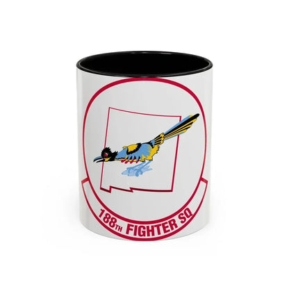 188 Fighter Squadron (U.S. Air Force) Accent Coffee Mug 11oz Black - Go Mug Yourself