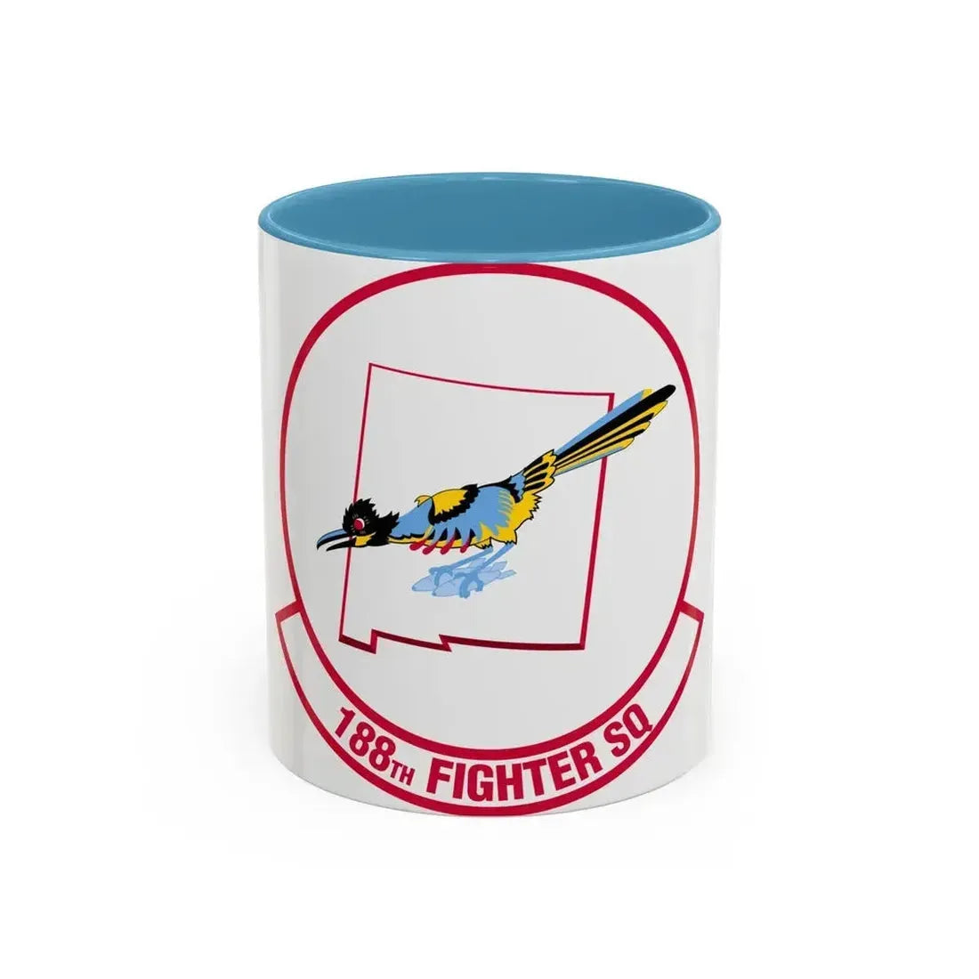 188 Fighter Squadron (U.S. Air Force) Accent Coffee Mug 11oz Light Blue - Go Mug Yourself