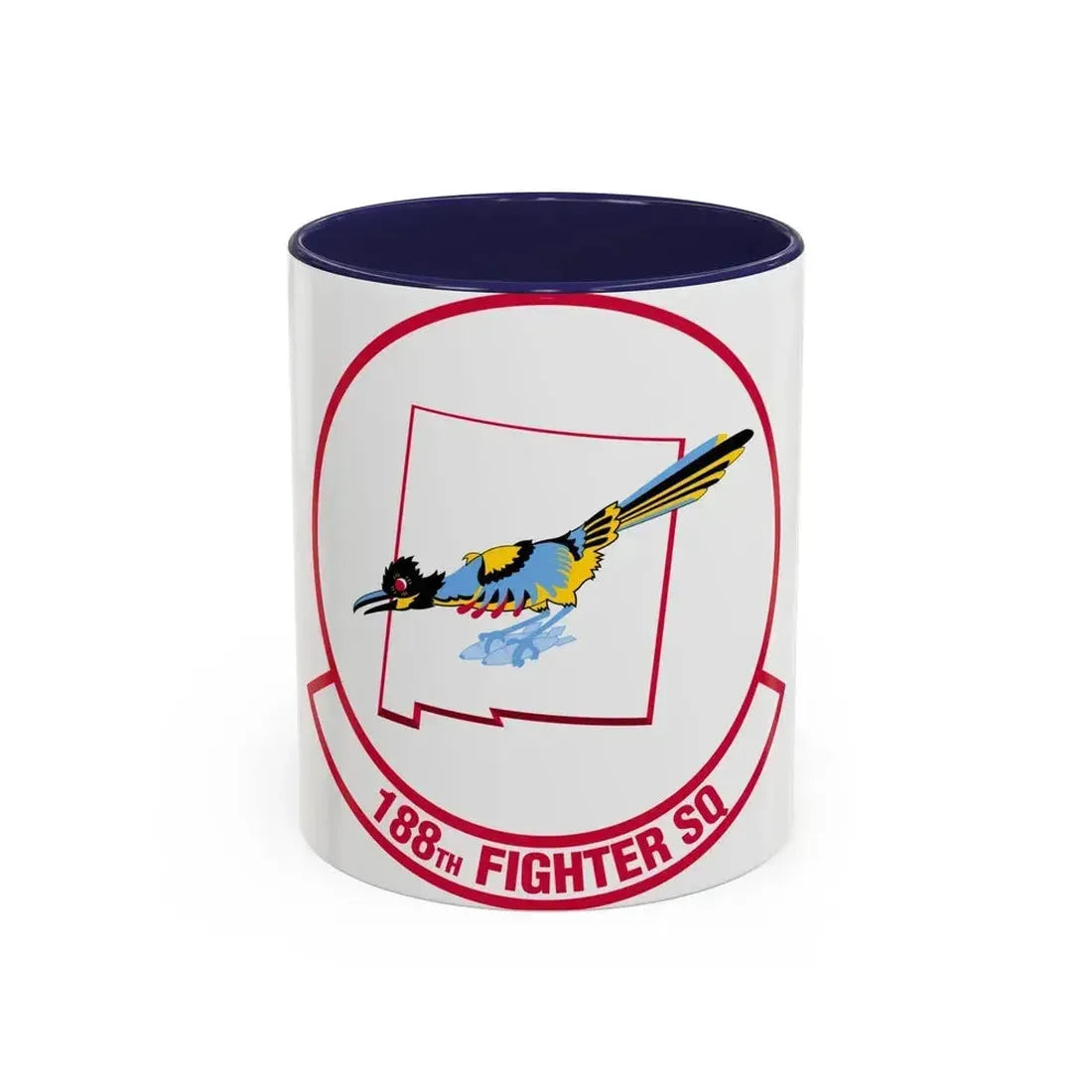 188 Fighter Squadron (U.S. Air Force) Accent Coffee Mug 11oz Navy - Go Mug Yourself