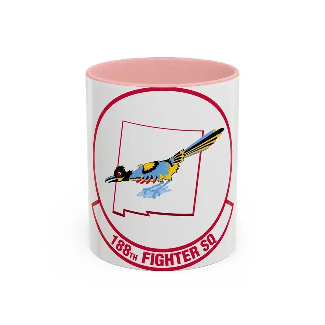188 Fighter Squadron (U.S. Air Force) Accent Coffee Mug 11oz Pink - Go Mug Yourself