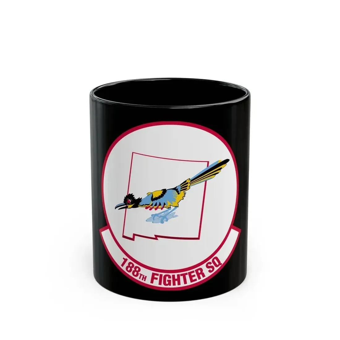 188 Fighter Squadron (U.S. Air Force) Black Coffee Mug 11oz - Go Mug Yourself