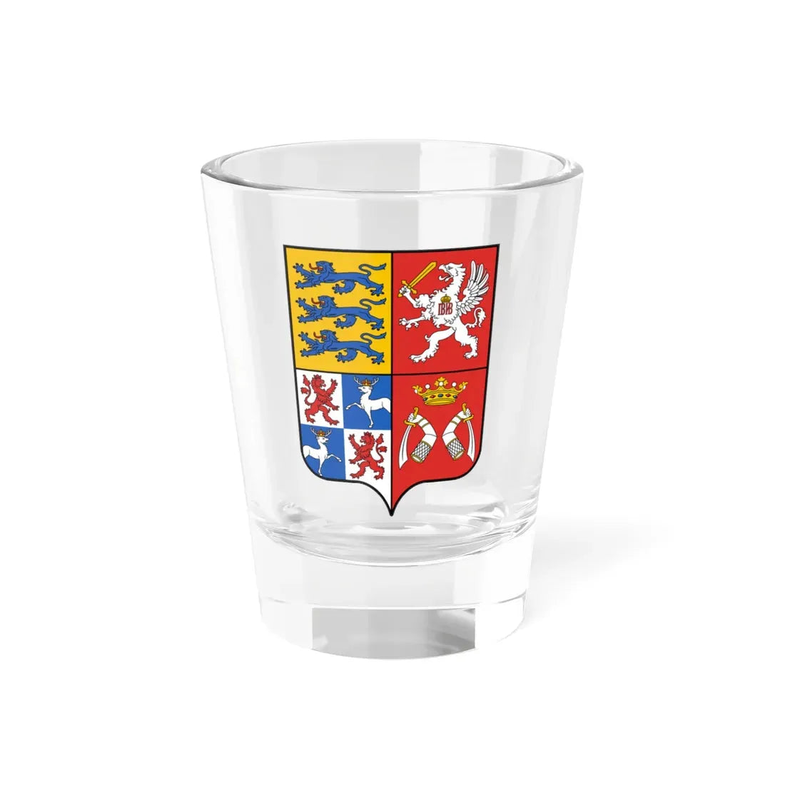 Герб Области прибалтийские 1882 (Russia) (Coat of Arms) Shot Glass 1.5oz 1.5oz - Go Mug Yourself
