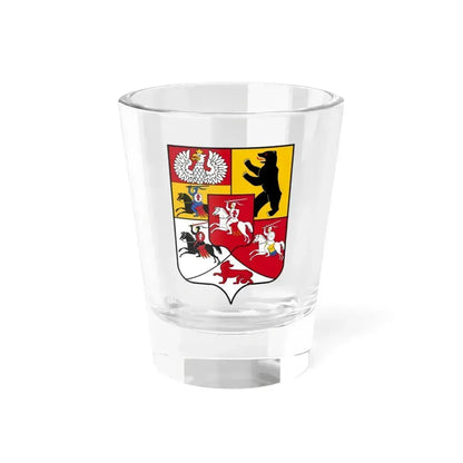 Герб Княжества и области белорусские и литовские 1882 (Russia) (Coat of Arms) Shot Glass 1.5oz 1.5oz - Go Mug Yourself