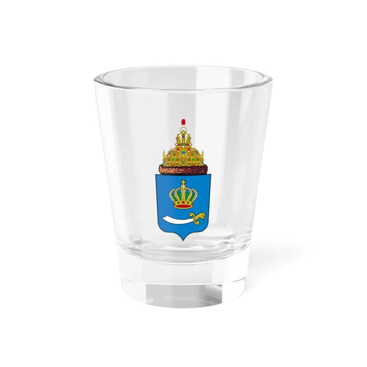 Герб царства Астраханского 1882 (Russia) (Coat of Arms) Shot Glass 1.5oz 1.5oz - Go Mug Yourself