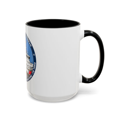 USCG Patrol Boat PBPL Bow to Stern Program (U.S. Coast Guard) Accent Coffee Mug