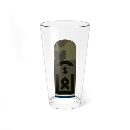 HA OS5 33a Oberfähnrich SanOA San ZM R (Military Rank) Pint Glass 16oz