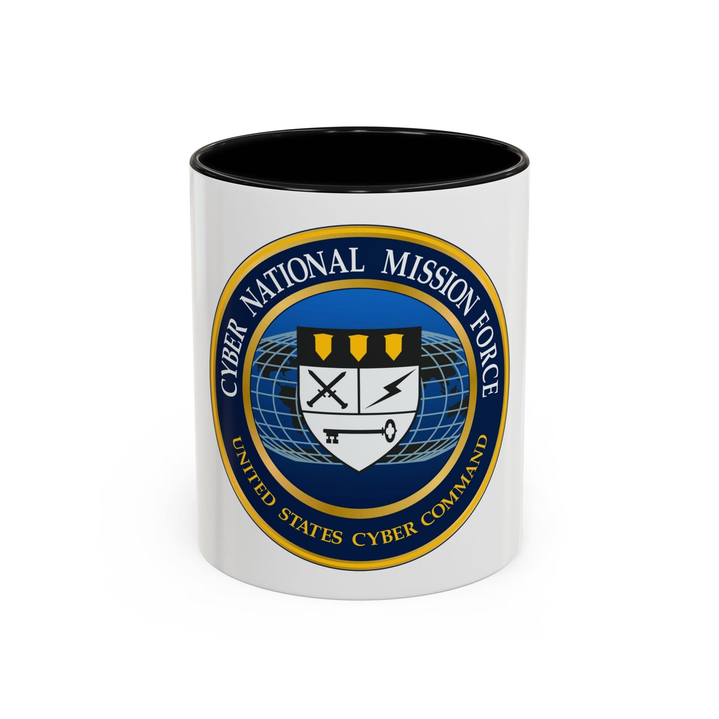 Cyber National Mission Force (U.S. Army) Accent Coffee Mug
