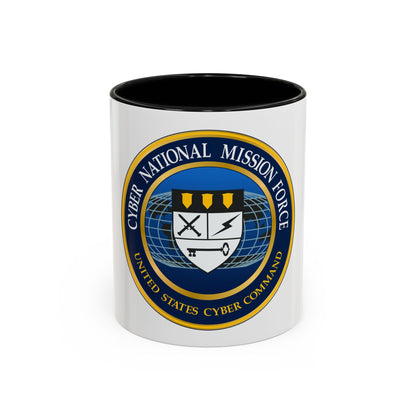 Cyber National Mission Force (U.S. Army) Accent Coffee Mug