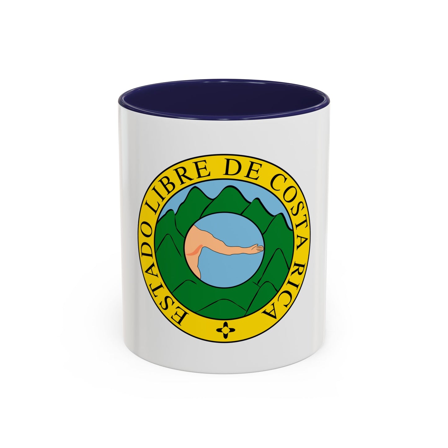 Coat of arms of Costa Rica (1824-1840 and 1842-1848) - Accent Coffee Mug