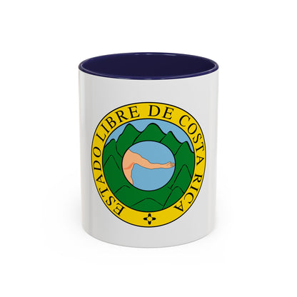 Coat of arms of Costa Rica (1824-1840 and 1842-1848) - Accent Coffee Mug