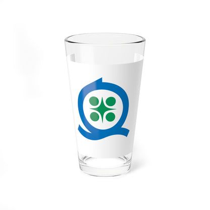 Flag of Ōshū Iwate (Japan) Pint Glass 16oz