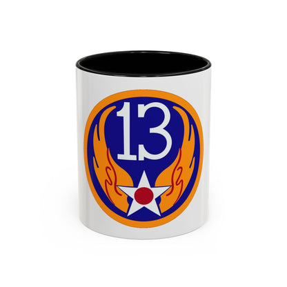 13 Air Force (U.S. Army) Accent Coffee Mug
