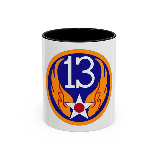 13 Air Force (U.S. Army) Accent Coffee Mug