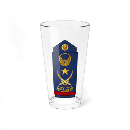 15 UAEAF GEN (United Arab Emirates) (Military Rank) Pint Glass 16oz
