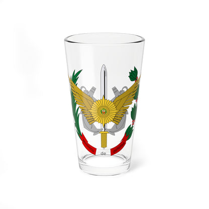 Seal of Peruvian Ministry of Defense (Peru) (Coat of Arms) Pint Glass 16oz