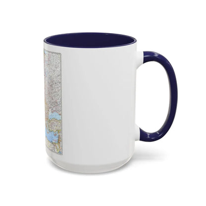 Europe (1969) (Map) Accent Coffee Mug-Go Mug Yourself