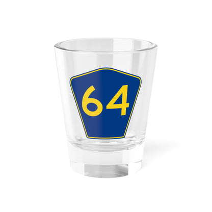 PR secondary 64 (Puerto Rico) (Road Sign) Shot Glass 1.5oz