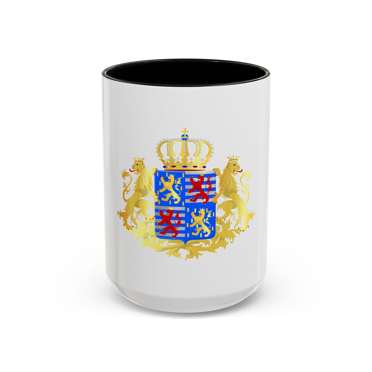 Middle coat of arms of the Grand Dukes of Luxembourg prior to 2000 - Accent Coffee Mug