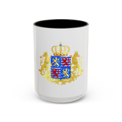 Middle coat of arms of the Grand Dukes of Luxembourg prior to 2000 - Accent Coffee Mug