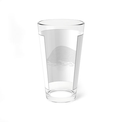 Naval ensign of New York 1775 (United States) Pint Glass 16oz