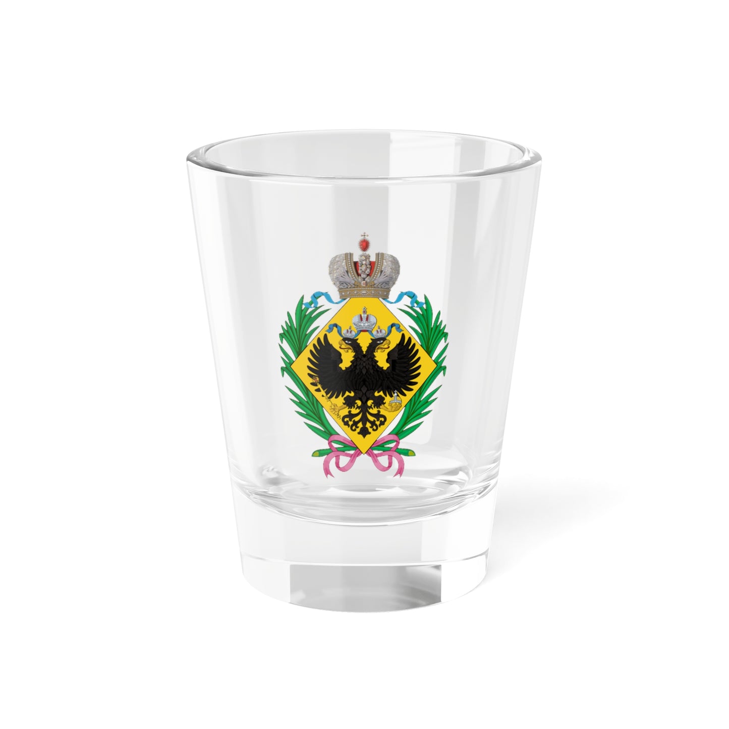 Lesser CoA of the princesses of Russia 5th generation (Russia) (Coat of Arms) Shot Glass 1.5oz