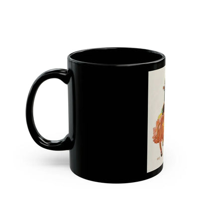 Cotillion, The Saturday Evening Post cover, May 23, 1936 - Black Coffee Mug-Go Mug Yourself