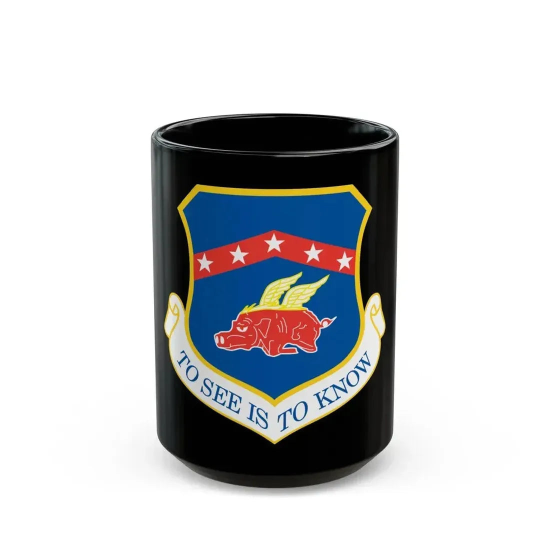 188th Fighter Wing (U.S. Air Force) Black Coffee Mug 15oz - Go Mug Yourself
