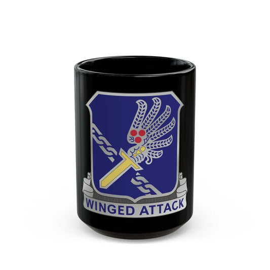 188th Infantry Regiment (U.S. Army) Black Coffee Mug-15oz-Go Mug Yourself