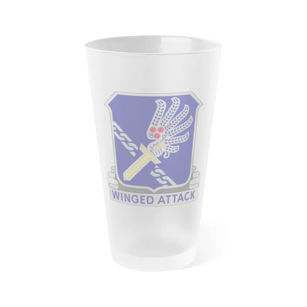 188th Infantry Regiment (U.S. Army) Frosted Pint Glass 16oz-Go Mug Yourself