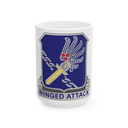 188th Infantry Regiment (U.S. Army) White Coffee Mug-15oz-Go Mug Yourself