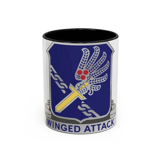 188th Infantry Regiment (U.S. Army) Accent Coffee Mug 11oz Black - Go Mug Yourself