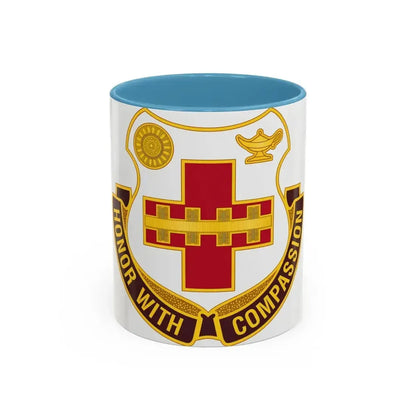 188th Medical Battalion (U.S. Army) Accent Coffee Mug 11oz Light Blue - Go Mug Yourself