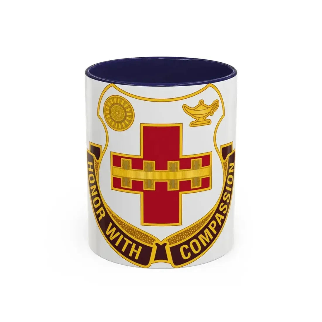 188th Medical Battalion (U.S. Army) Accent Coffee Mug 11oz Navy - Go Mug Yourself