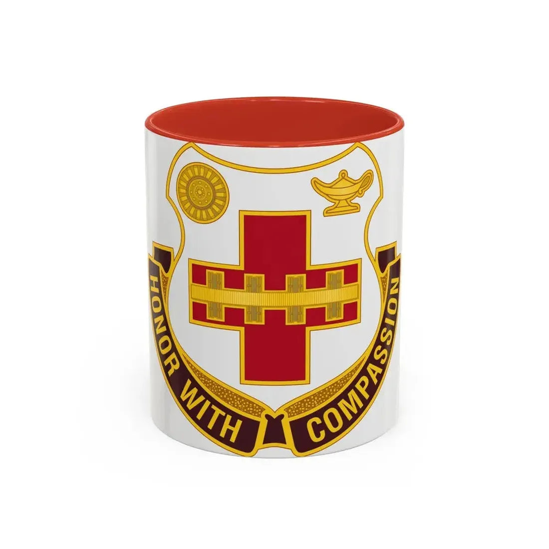 188th Medical Battalion (U.S. Army) Accent Coffee Mug 11oz Red - Go Mug Yourself