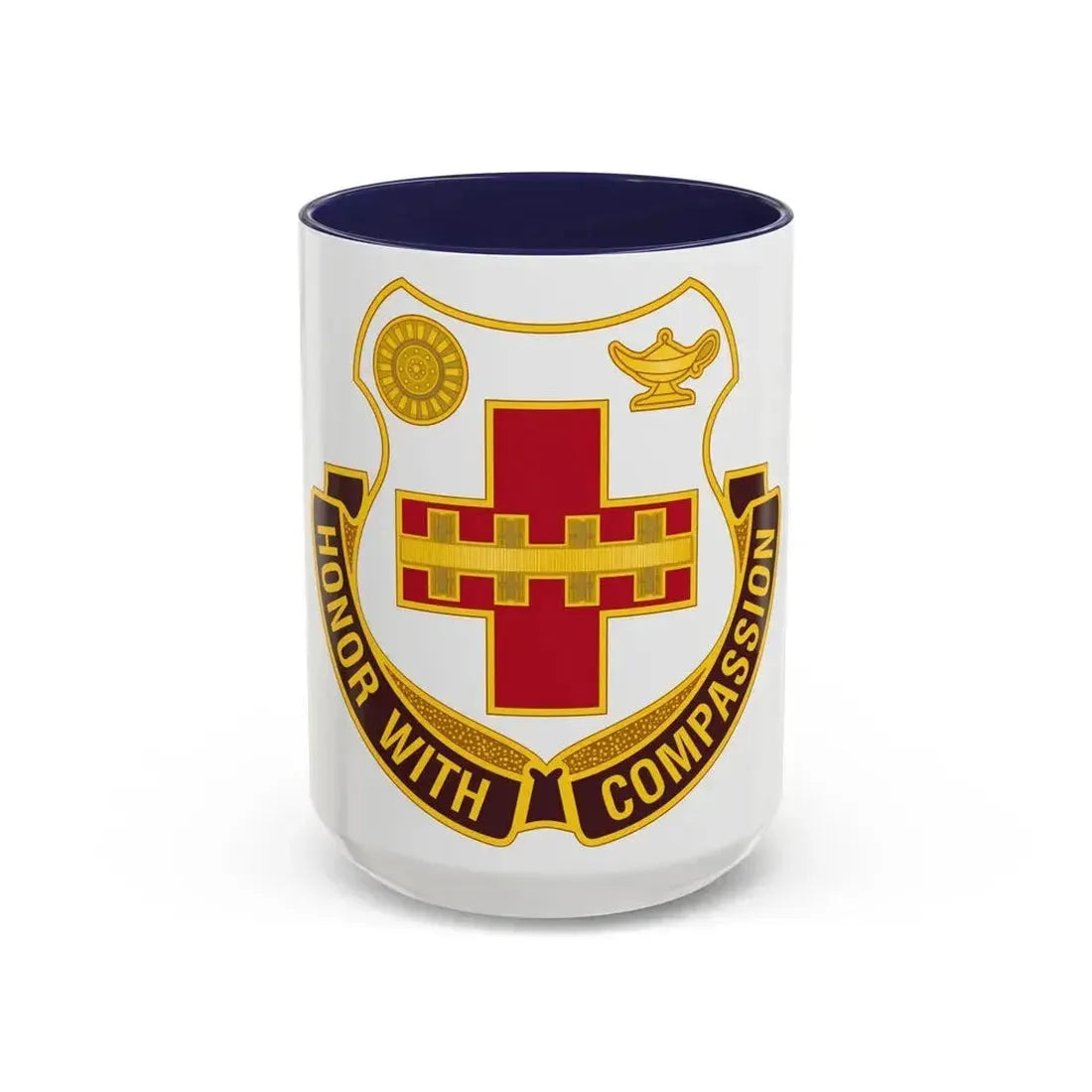 188th Medical Battalion (U.S. Army) Accent Coffee Mug 15oz Navy - Go Mug Yourself