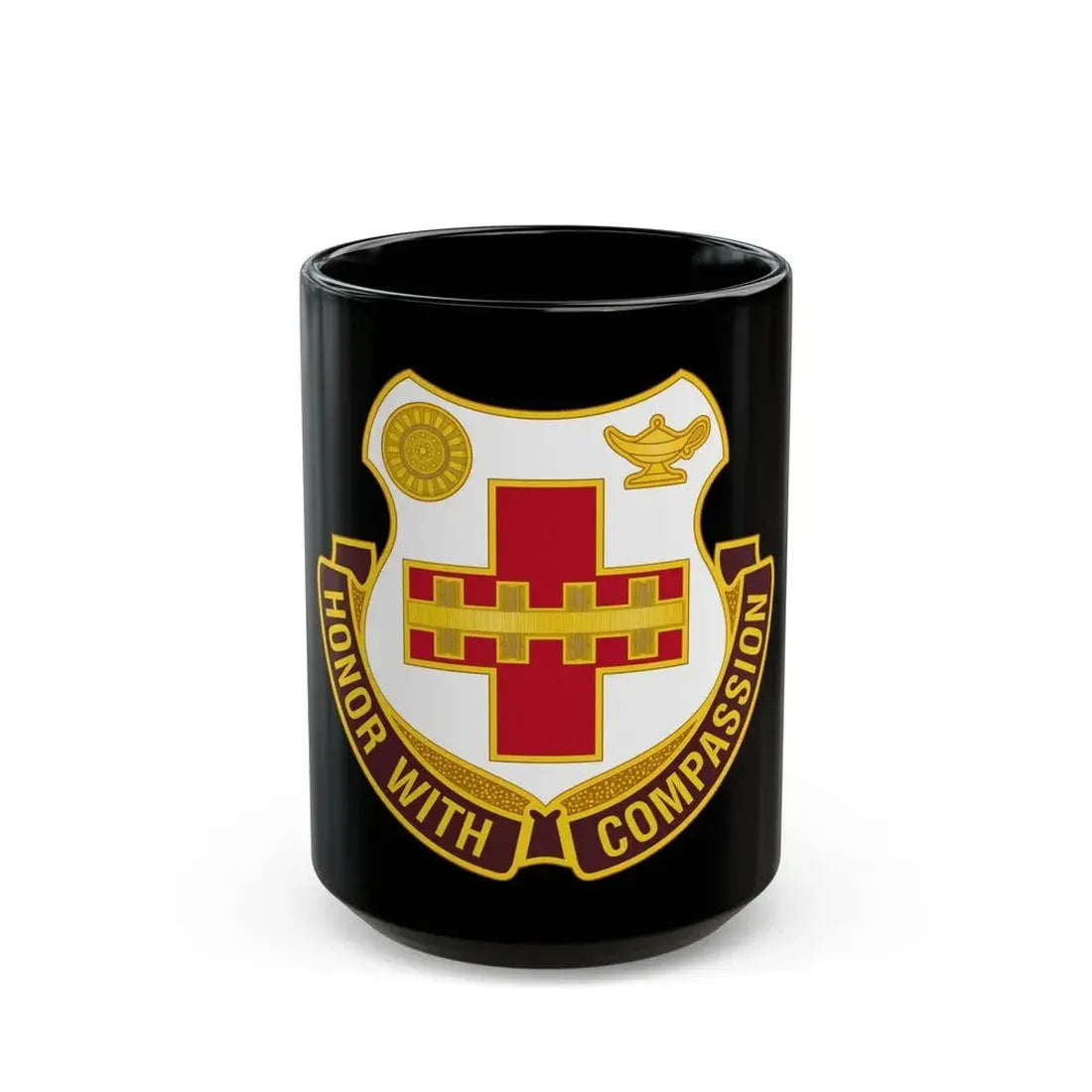 188th Medical Battalion (U.S. Army) Black Coffee Mug 15oz - Go Mug Yourself