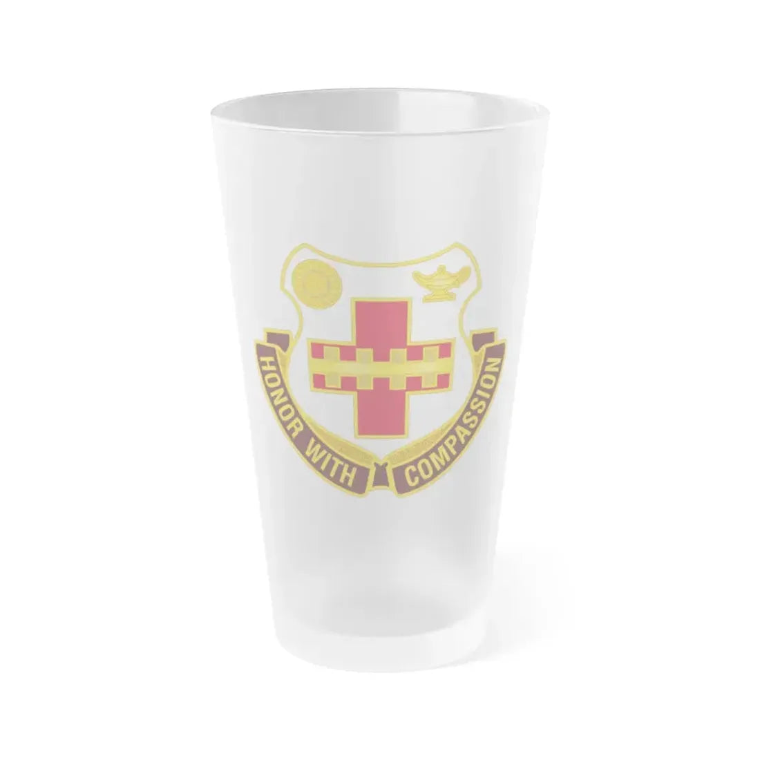 188th Medical Battalion (U.S. Army) Frosted Pint Glass 16oz Default Title - Go Mug Yourself