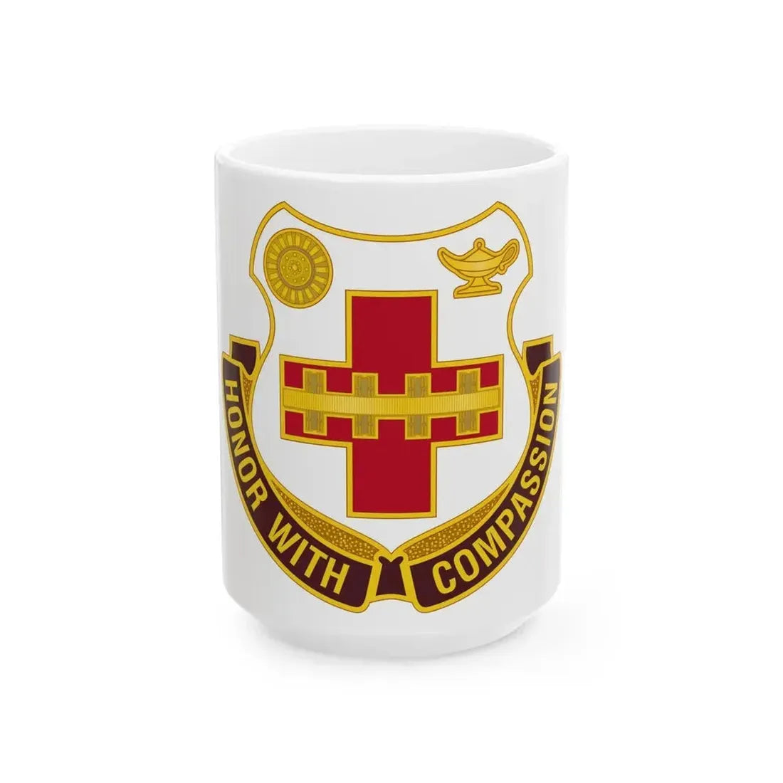 188th Medical Battalion (U.S. Army) White Coffee Mug 15oz - Go Mug Yourself