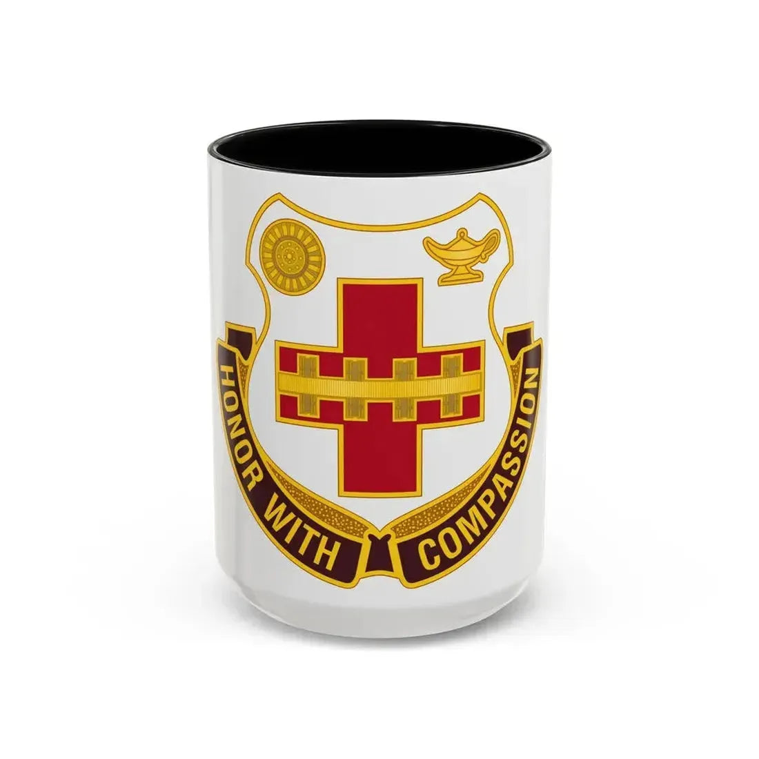 188th Medical Battalion1 (U.S. Army) Accent Coffee Mug 15oz Black - Go Mug Yourself