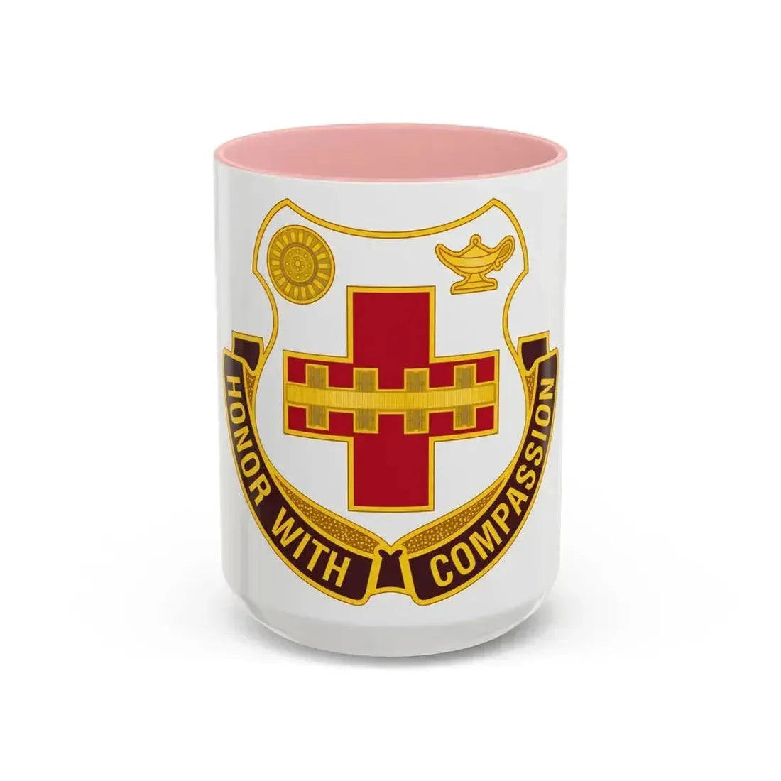 188th Medical Battalion1 (U.S. Army) Accent Coffee Mug 15oz Pink - Go Mug Yourself