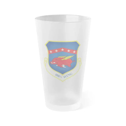 188th Wing (U.S. Air Force) Frosted Pint Glass 16oz Default Title - Go Mug Yourself