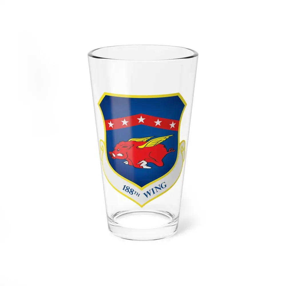 188th Wing (U.S. Air Force) Pint Glass 16oz 16oz - Go Mug Yourself