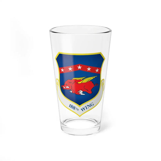 188th Wing (U.S. Air Force) Pint Glass 16oz 16oz - Go Mug Yourself